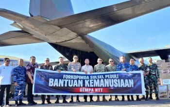 Dari Maros ke NTT: Bandara Sultan Hasanuddin Salurkan Bantuan Pascagempa