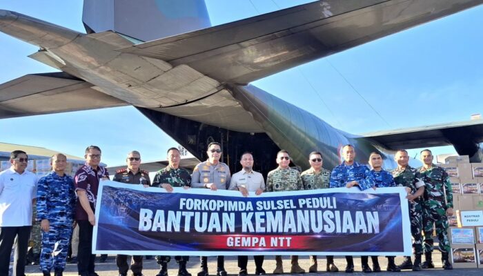 Dari Maros ke NTT: Bandara Sultan Hasanuddin Salurkan Bantuan Pascagempa
