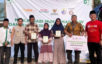 BAZNAS Bersama International Networking of Humanitarian Distribusikan 1.000 Al-Qur’an di Kampung Baduy Banten