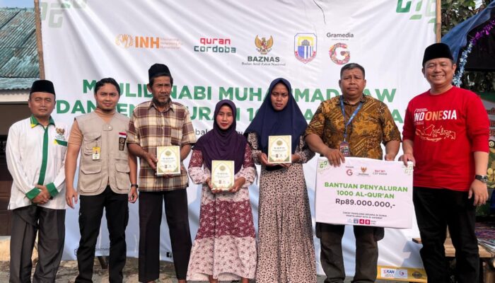 BAZNAS Bersama International Networking of Humanitarian Distribusikan 1.000 Al-Qur’an di Kampung Baduy Banten