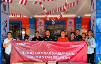 Telkomsel Sambungkan Kepedulian di Tengah Kepungan Kabut Asap Kalimantan