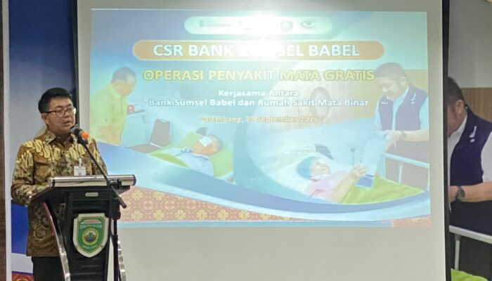 Bank Sumsel Babel Hadirkan Operasi Mata Gratis, Buka Akses Kesehatan bagi Masyarakat