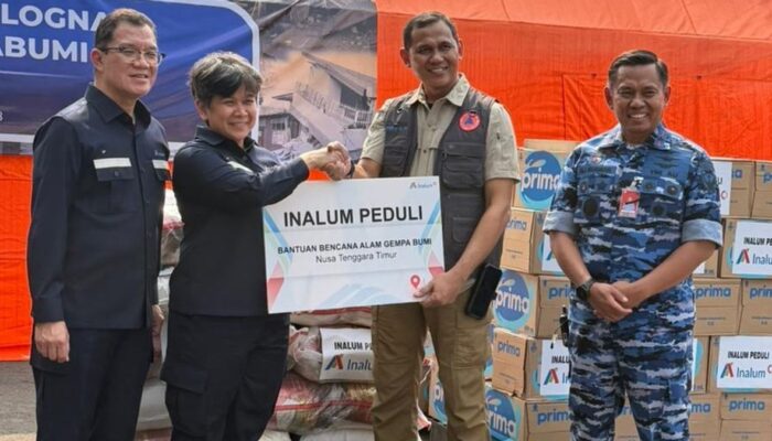 Solidaritas Jadi Aksi Nyata, INALUM Kirim Bantuan dan Relawan untuk Korban Gempa NTT