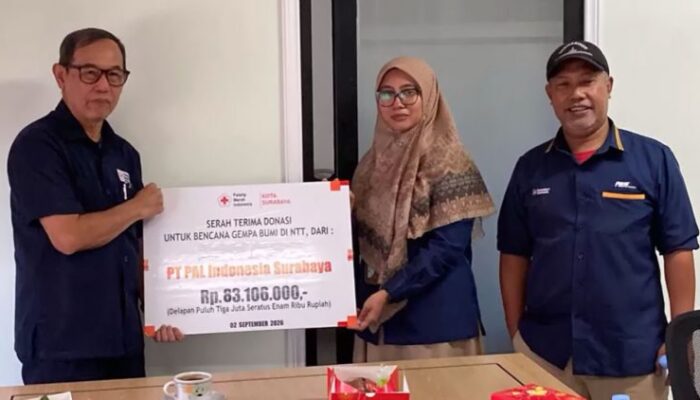 PT PAL Indonesia Salurkan Bantuan Rp83 Juta Untuk Korban Bencana NTT