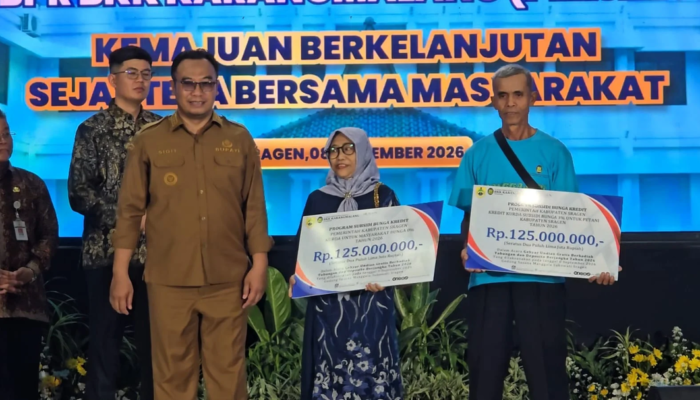BPR BKK Karangmalang Sragen Salurkan CSR Bersamaan Undian Berhadiah 2026