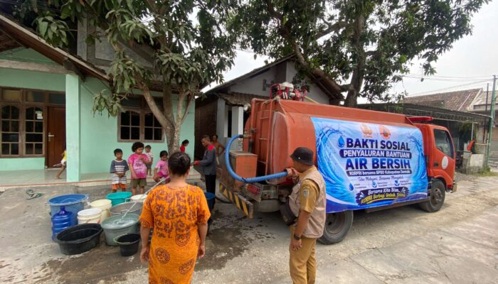 Korpri Demak Salurkan Bantuan Air Bersih 40.000 L Melalui CSR
