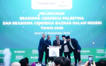 BAZNAS RI Bersama Kemdiktisaintek Buka Beasiswa bagi 200 Mahasiswa Asal Palestina