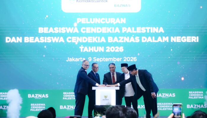 BAZNAS RI Bersama Kemdiktisaintek Buka Beasiswa bagi 200 Mahasiswa Asal Palestina