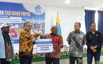 Bank Papua Salurkan Bansos ke Kabupaten Jayawijaya Tingkatkan Layanan Publik