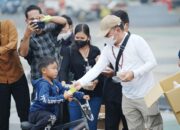 Gubernur Kalteng Bagikan Masker dan Dorong Penguatan Penanganan Dampak Karhutla