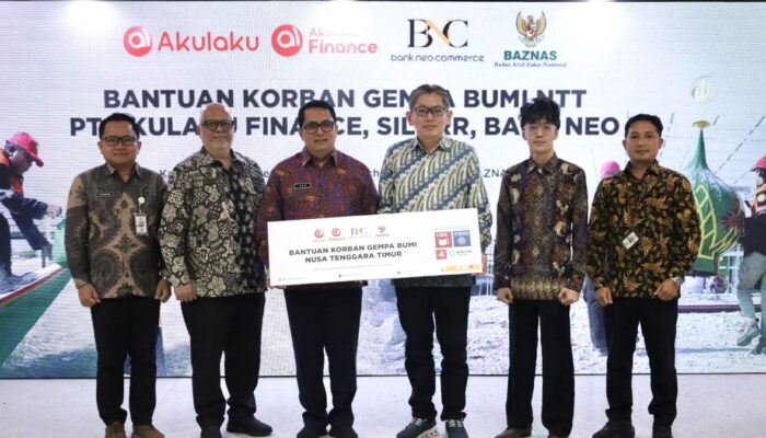 Akulaku Group Salurkan Bantuan Pangan bagi Masyarakat Terdampak Gempa NTT