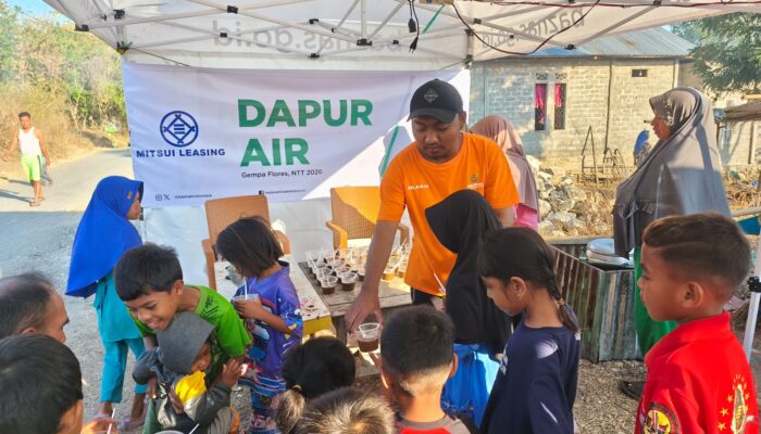 BAZNAS Bersama Mitsui Leasing Salurkan Layanan Kesehatan dan Dapur Air bagi 1.100 Penyintas Gempa NTT