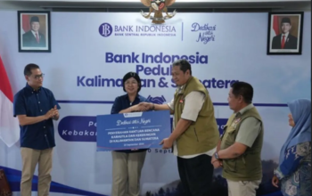 BI Salurkan Bantuan Rp2,97 Miliar Untuk Warga Terdampak Karhutla
