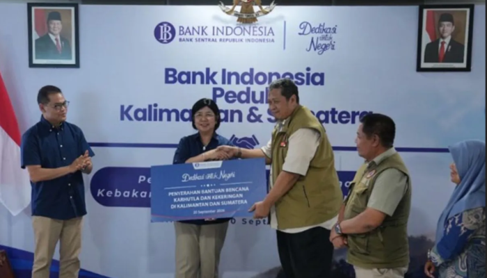 BI Salurkan Bantuan Rp2,97 Miliar Untuk Warga Terdampak Karhutla