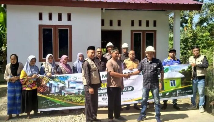 PT Mon Jambee dan Baitul Mal Abdya Serahkan Bantuan Rumah Layak Huni untuk Warga Lhok Gayo