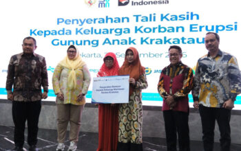 Peruri Salurkan Bantuan ke Keluarga Jurnalis dan Awak Kapal Hilang Kontak di Selat Sunda