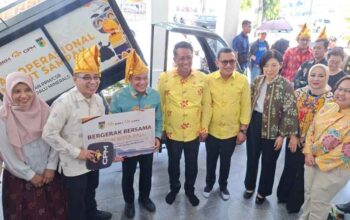 Spesial HUT ke-48 Kota Palu, PT Citra Palu Minerals Serahkan 48 Unit Kendaraan Pengangkut Sampah