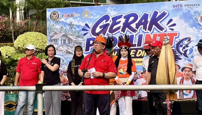 FOKBI dan Kemenpar Galang Donasi Bencana NTT Lewat Senam Bersama
