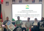 PT MBK Ventura Salurkan 32 Paket Alkes untuk Posyandu Se-Kecamatan Nanggung