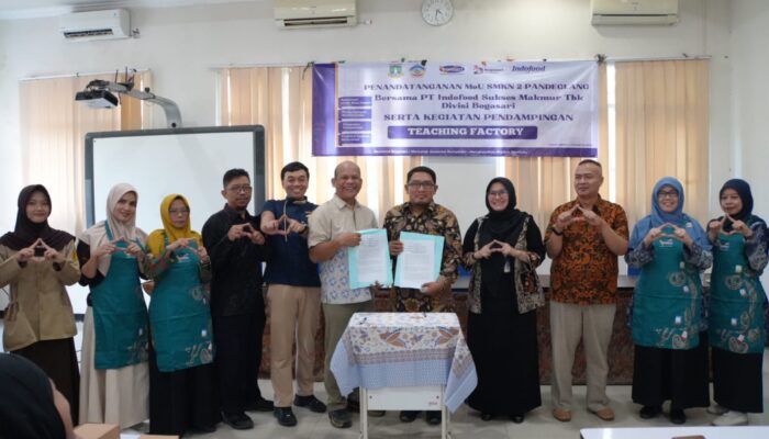 Bogasari Resmi Kerja Sama Dukung TEFA SMKN 2 Pandeglang