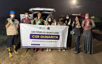 Ketika Api Belum Padam, Kepedulian Tetap Menyala: CSR GunaRita Dukung Penanganan Karhutla di Kubu Raya