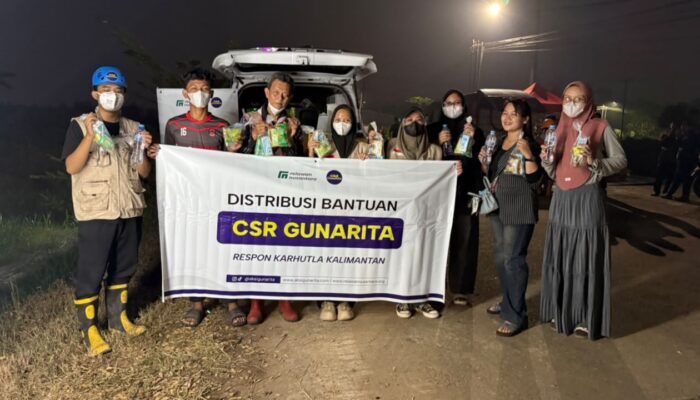 Ketika Api Belum Padam, Kepedulian Tetap Menyala: CSR GunaRita Dukung Penanganan Karhutla di Kubu Raya