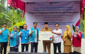 PLN Dorong Budidaya Ikan, Perkuat Ekonomi Masyarakat Lubuk Basung