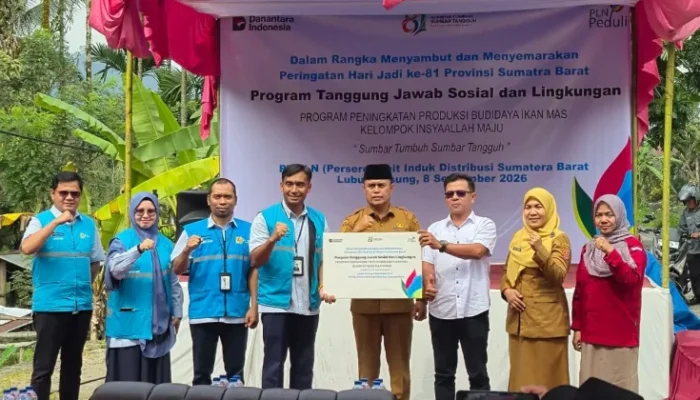 PLN Dorong Budidaya Ikan, Perkuat Ekonomi Masyarakat Lubuk Basung