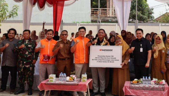 Hankook Tire Indonesia Salurkan Bantuan CSR untuk Pendidikan dan Infrastruktur Desa di Bekasi