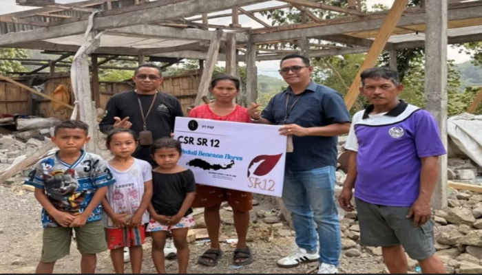 Peduli Gempa Flores, SR12 dan PT PAF Salurkan CSR Bagi Warga Terdampak