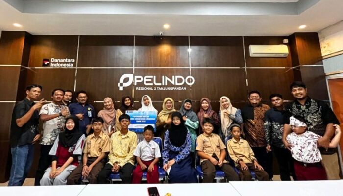 Rayakan Hari Pelindo ke-5, Pelindo Regional 2 Tanjungpandan Salurkan Beasiswa Pelindo Juara