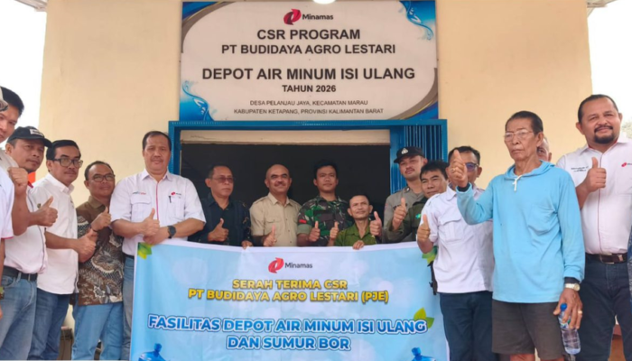 Minamas Plantation Salurkan CSR Air Bersih dan Fasilitas Kesehatan di Desa Pelanjau Jaya