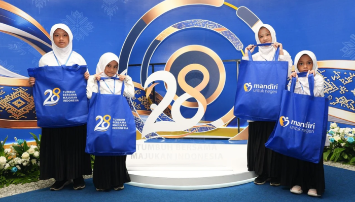 28 Tahun Bank Mandiri, Hadir dan Berbagi Manfaat untuk Masyarakat