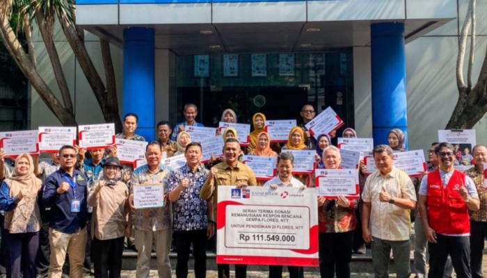 Kota Bogor Salurkan Donasi Rp111,5 Juta untuk Bantu Pendidikan Korban Gempa NTT