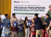 535 Balita Rohul Stunting, Agrinas Palma Nusantara Gandeng Pemkab Salurkan Nutrisi