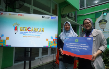 Dukung Pendidikan dan Edukasi Sejak Dini, BTN Gresik Salurkan Bantuan TJSL dan Gelar Literasi Keuangan di MINU Trate Putri
