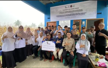 Nagari Andaleh Kabupaten 50 Kota Terima CSR Pembudidaya Ikan Rawa Mas