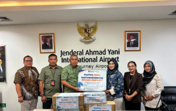 Phapros Salurkan Bantuan Bagi Korban Terdampak Gempa dan Karhutla