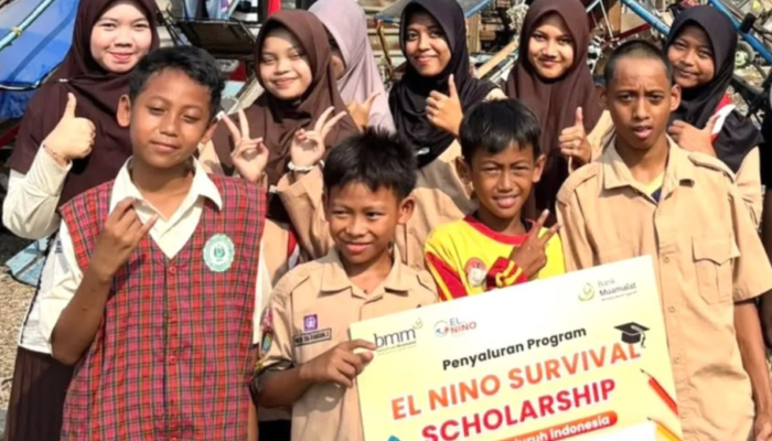 BMM Beri Beasiswa Bagi Siswa Prasejahtera untuk Kurangi Dampak El Nino