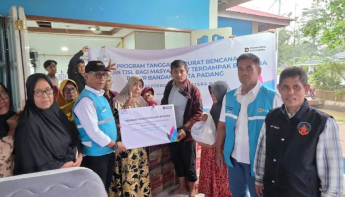 Tak Berhenti Membantu, PLN UID Sumbar Kembali Salurkan Bantuan TJSL untuk Korban Bencana di Guo Kuranji dan Lubuk Minturun