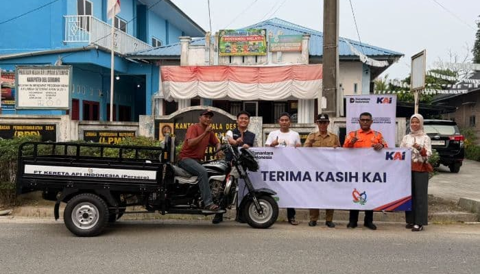 KAI Sumut Salurkan Rp313,8 Juta untuk Fasilitas Kesehatan hingga Pendidikan