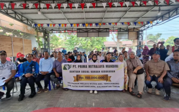 PT PMM Salurkan Bantuan CSR Rp150 Juta untuk Korban Kebakaran di Kelurahan Melayu dan Loa Ipuh