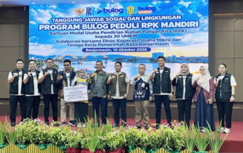 BULOG Salurkan Bantuan TJSL untuk 30 RPK di Banjarmasin