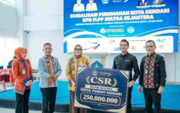 Bank Sultra Fasilitasi KPR FLPP, Salurkan CSR Rp250 Juta untuk Penataan RTH Kendari