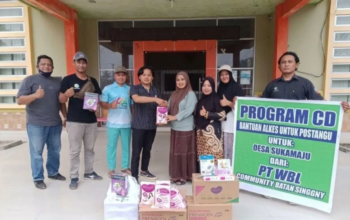 PT WBL Serahkan Bantuan Alat Kesehatan untuk Posyandu Desa Sukamaju