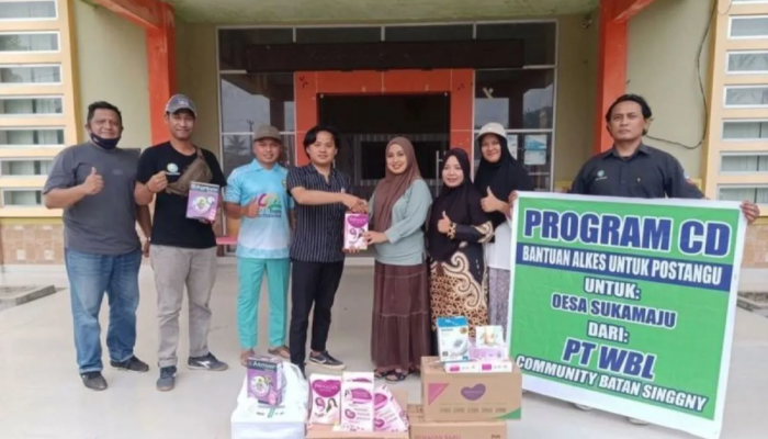 PT WBL Serahkan Bantuan Alat Kesehatan untuk Posyandu Desa Sukamaju
