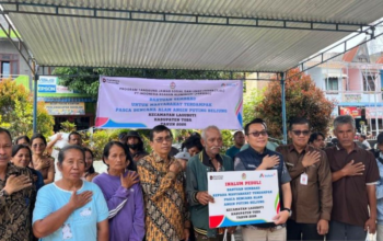 Inalum Serahkan Bantuan Terdampak Bencana Puting Beliung di Toba