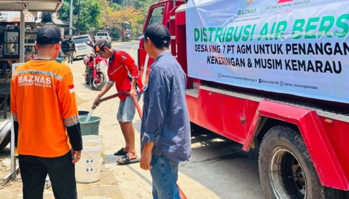 Program CSR PT AGM Dukung Ketersediaan Air Bersih Bagi Masyarakat