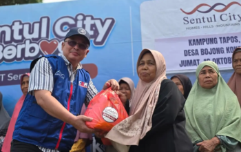 Perkuat Hubungan dengan Warga, Sentul City Salurkan Bantuan Sembako di Tapos Bogor
