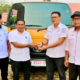 Bank Sulteng Salurkan CSR Dua Truk Sampah untuk Kecamatan Lembo